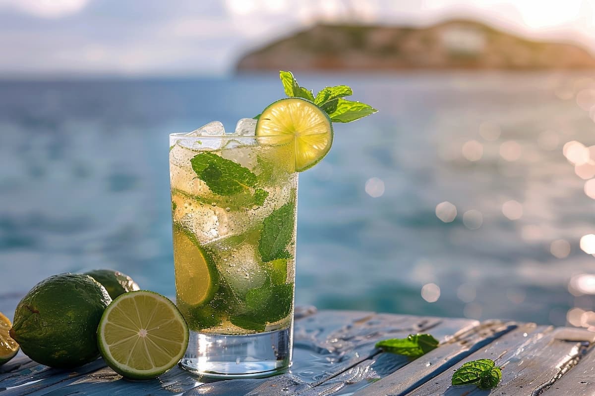 mojito avec du rhum de marie galante